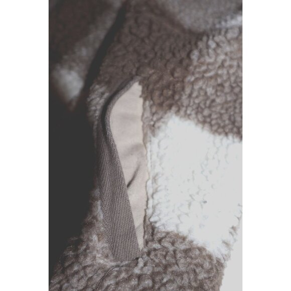 Woolrich Fleece Vest Buffalo Plaid Sherpa Warm Cozy Outdoors Winter Gorpcore - Picture 4 of 6